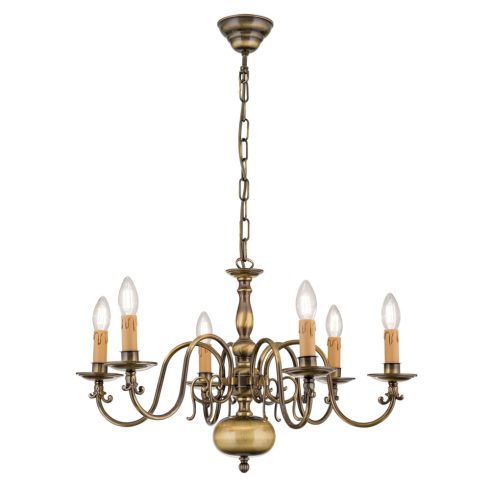 Orion Csillár OR 1235-6 Patina FLAMISCH 001811