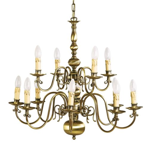 Orion Csillár OR 1235-8+4 Patina FLAMISCH 001927