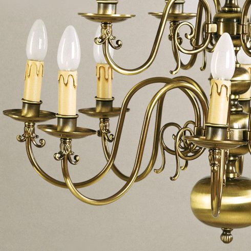 Orion Csillár OR 1235-8+4 Patina FLAMISCH 001927