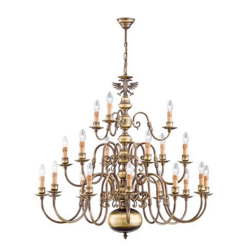 Orion Csillár OR 1239-12+6+3 Patina m.A. FLAMISCH 002245