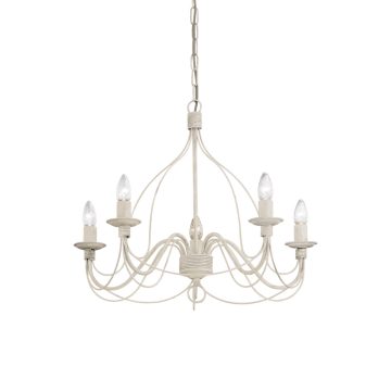 Ideal Lux Csillár CORTE SP5 BIANCO ANTICO 005881