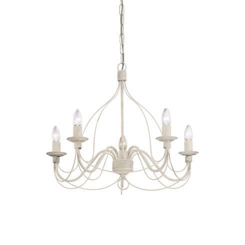 Ideal Lux Csillár CORTE SP5 BIANCO ANTICO 005881