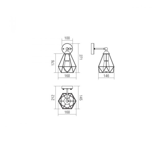 Redo SML Fali lámpa 01-1387 KRILL
