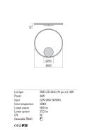 Redo Fali lámpa 01-1704-TRIAC ORBIT