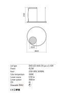 Redo Függeszték 01-1710-TRIAC ORBIT