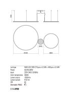 Redo Függeszték 01-1720-TRIAC ORBIT