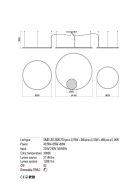 Redo Függeszték 01-1722-TRIAC ORBIT