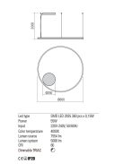 Redo Függeszték 01-1914-TRIAC ORBIT