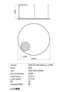 Redo Függeszték 01-1916-TRIAC ORBIT