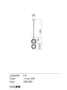 Redo Függeszték 01-2063 PLUMEN