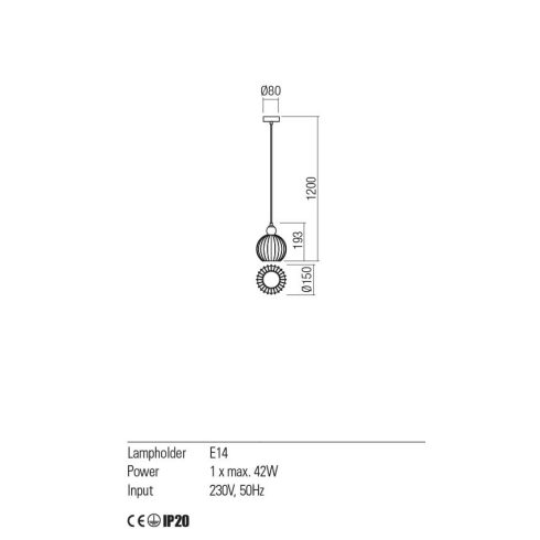 Redo Függeszték 01-2063 PLUMEN