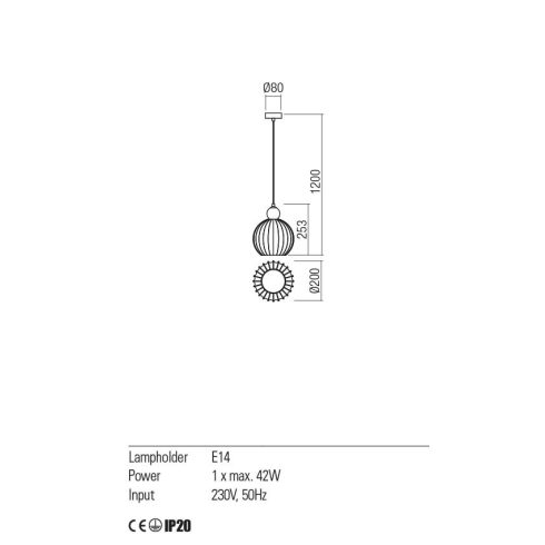 Redo Függeszték 01-2065 PLUMEN