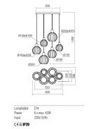 Redo Függeszték 01-2068 PLUMEN