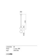 Redo Függeszték 01-2081 KIWI