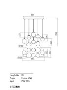 Redo Függeszték 01-2082 KIWI