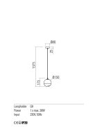 Redo Függeszték 01-2264 BERRY