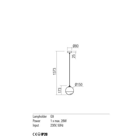 Redo Függeszték 01-2265 BERRY