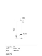 Redo Függeszték 01-2266 BERRY