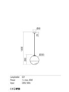 Redo Függeszték 01-2268 BERRY