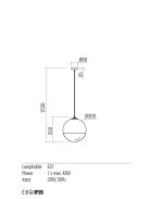 Redo Függeszték 01-2270 BERRY