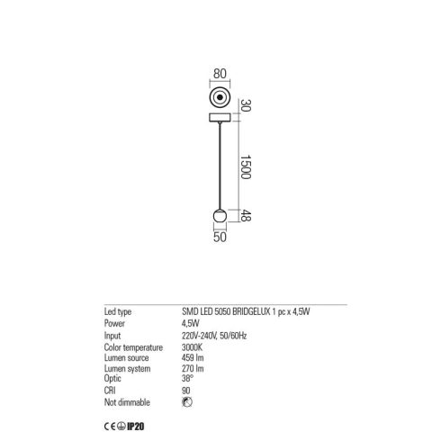 Redo Függeszték 01-2358 OBO