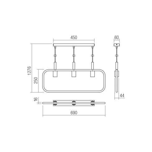 Redo Függeszték 01-2408 AERIS