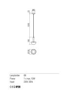 Redo Függeszték 01-2474 LUMIEN