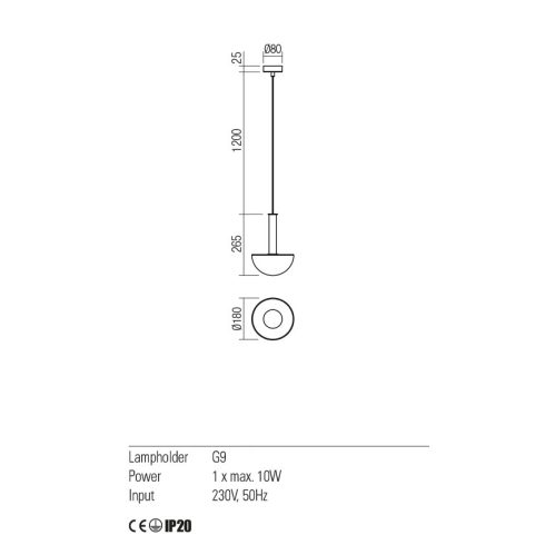 Redo Függeszték 01-2475 LUMIEN