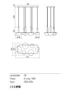 Redo Függeszték 01-2476 LUMIEN