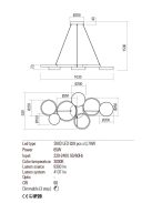 Redo Mennyezeti lámpa 01-2545 CRONOS