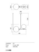 Redo Függeszték 01-2646 TALIS