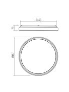 Redo Mennyezeti lámpa 01-2970 CASTER