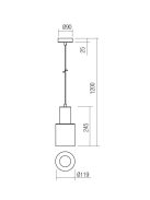 Redo Függeszték 01-3080 AURUM