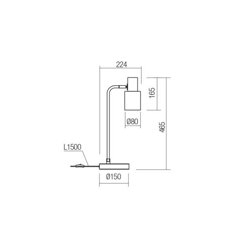 Redo Asztali lámpa 01-3081 AURUM