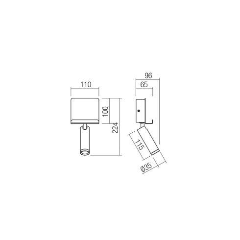 Redo Fali lámpa 01-3084 PANEL