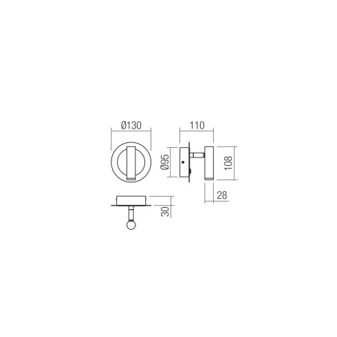 Redo Fali lámpa 01-3089 CLOSER