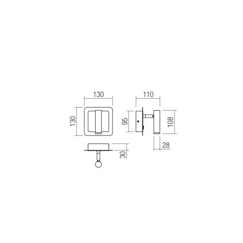 Redo Fali lámpa 01-3092 CLOSER