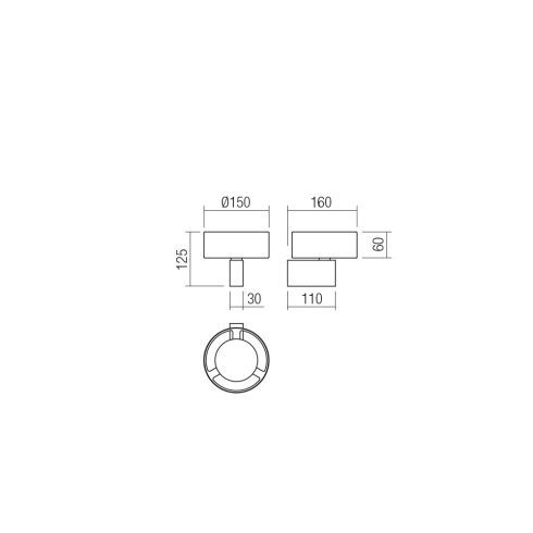 Redo Fali lámpa 01-3095 PUNKT