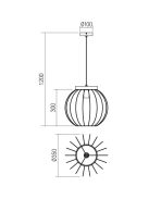 Redo Függeszték 01-3136 TRELLIS