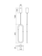 Redo Függeszték 01-3183 LATIUM