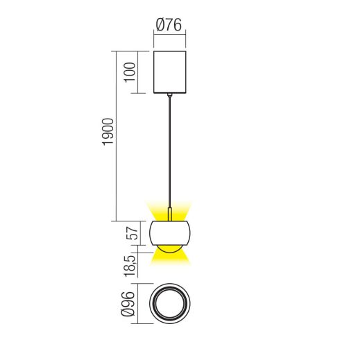 Redo Függeszték 01-3548 AVES