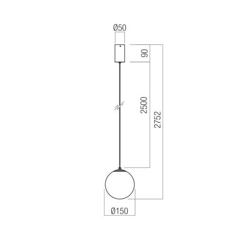 Redo Függeszték 01-3593 IRIDES