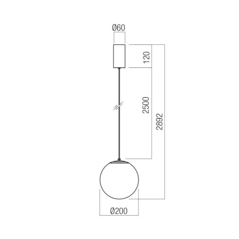 Redo Függeszték 01-3594 IRIDES