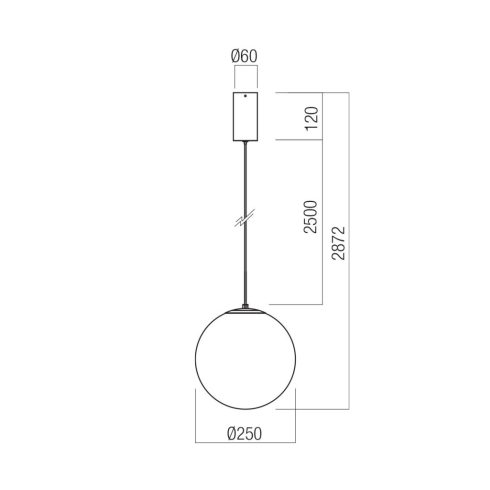 Redo Függeszték 01-3595 IRIDES