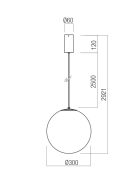 Redo Függeszték 01-3596 IRIDES