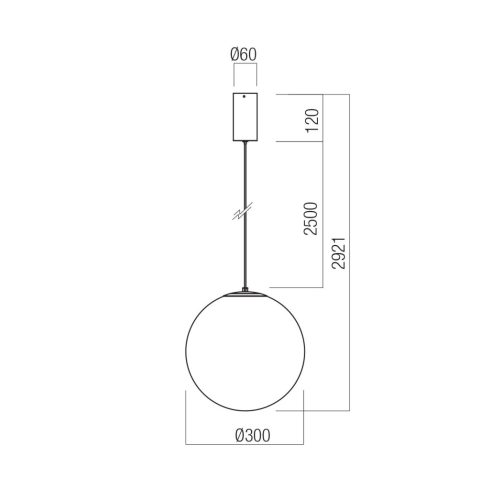 Redo Függeszték 01-3596 IRIDES
