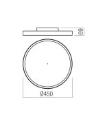 Redo Mennyezeti lámpa 01-3742-TRIAC DAMA