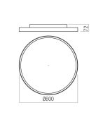 Redo Mennyezeti lámpa 01-3743-TRIAC DAMA