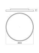 Redo Mennyezeti lámpa 01-3744-TRIAC DAMA