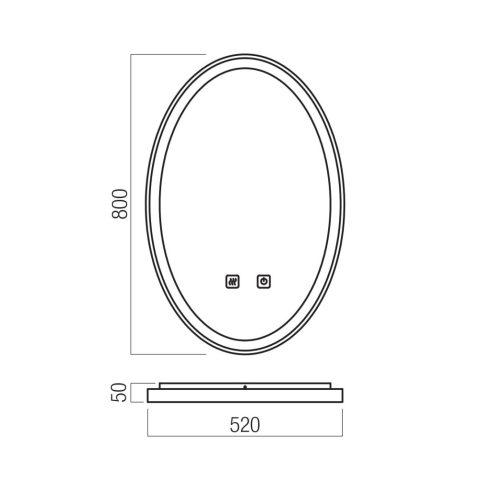 Redo Fali lámpa 01-3823 VANITY